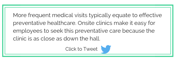 Onsite clinic have quality healthcare 